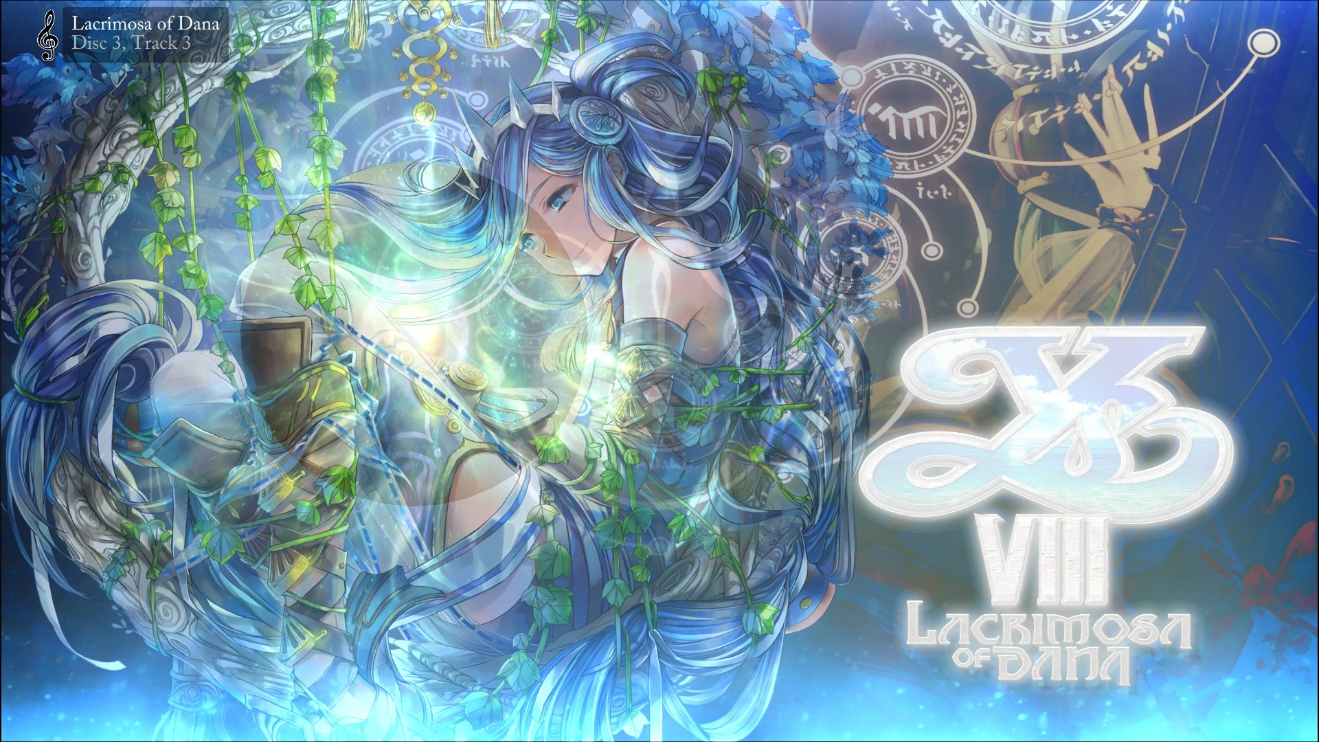 Ys VIII Lacrimosa of Dana BGM Information running in game